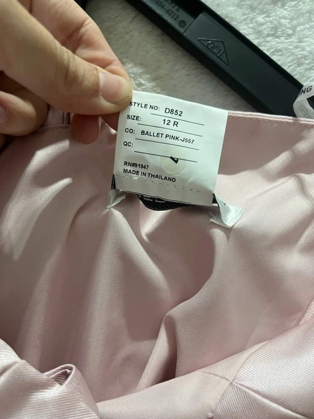 Alfred Sung Tie Back Ballet Pink Corset Gown Dress Long Formal Maxi Pastel 12 - Picture 14 of 16